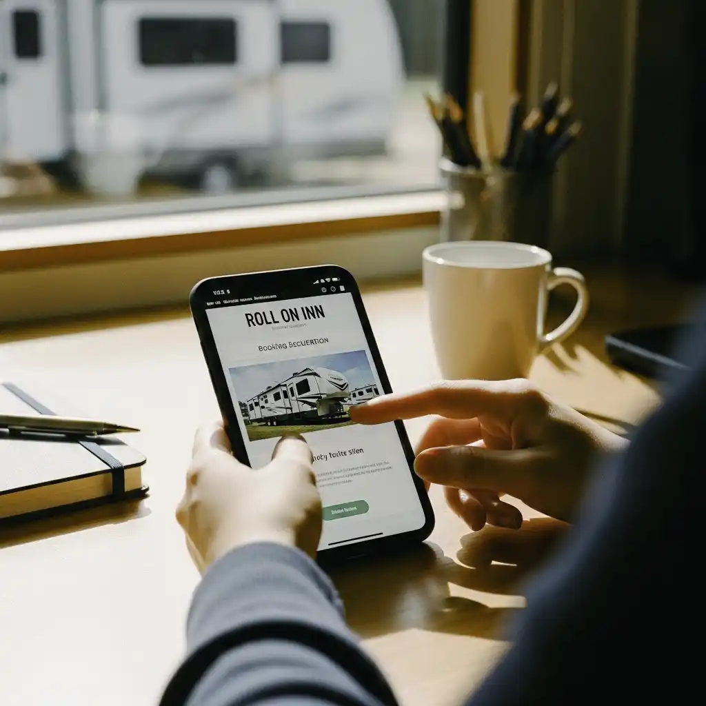 Easy online booking and payment at Roll On Inn your Oklahoma RV park