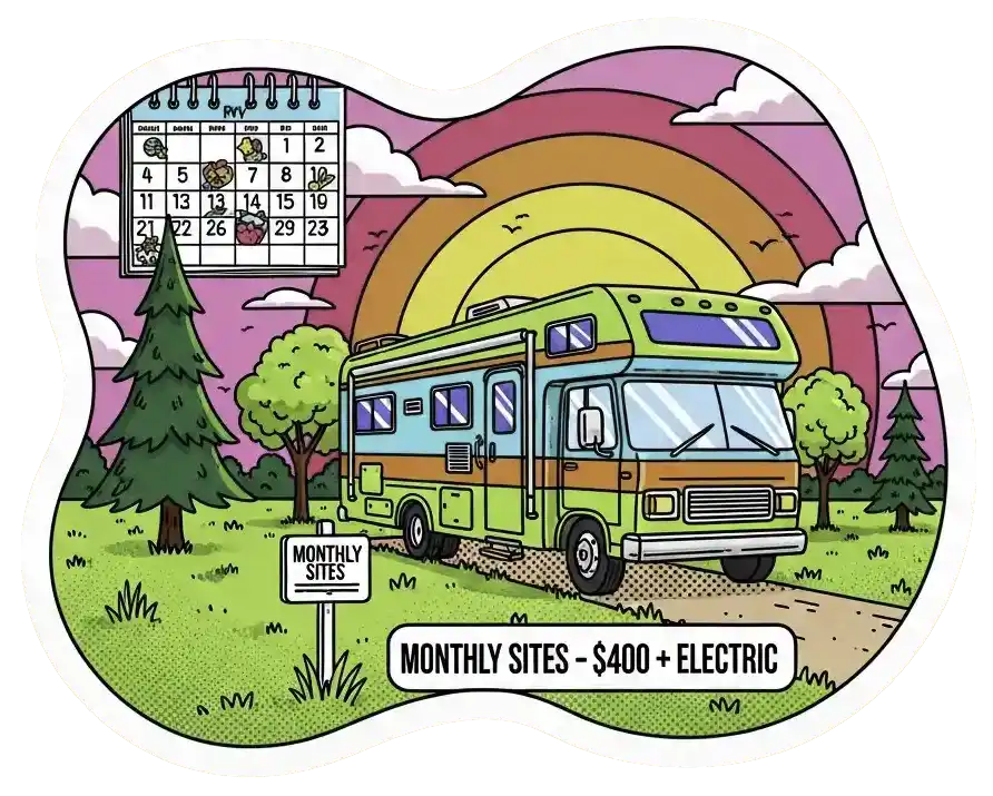 Monthly RV rates at Roll On Inn in Carney, OK